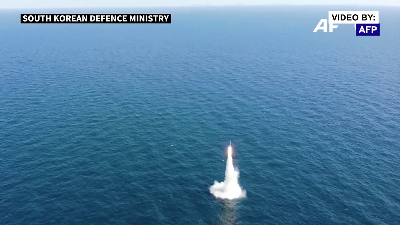 South Korea tests first submarine-launched ballistic missile