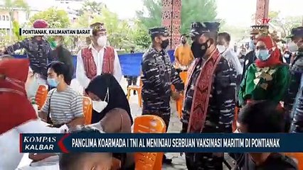 TNI AL Menggelar Vaksinasi Massal di Rumah Radakng Pontianak