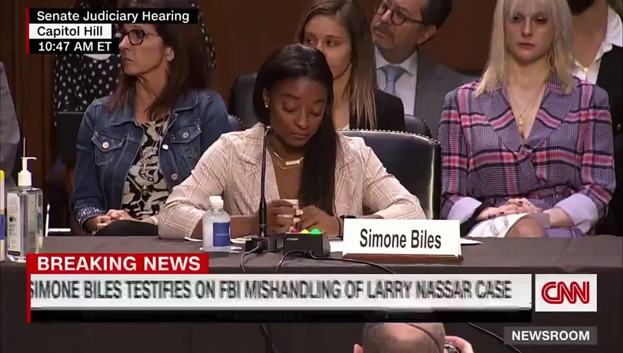 Simone Biles: I don't want anyone else to suffer the horror I did