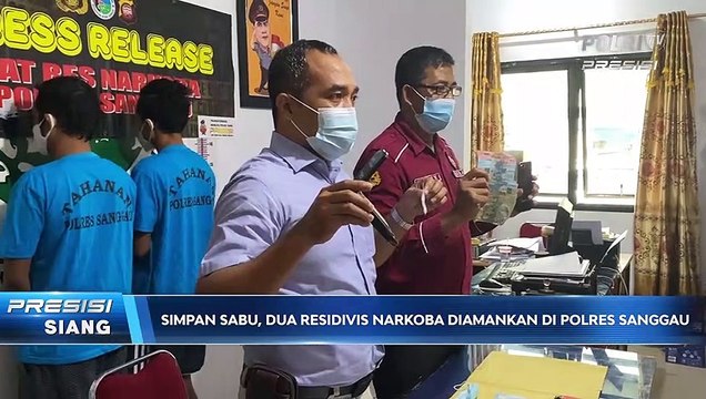 Simpan Sabu, Dua Residivis Narkoba Diamankan Satres Narkoba Polres Sanggau