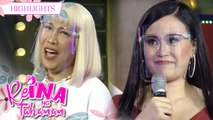 Vice Ganda is surprised by ReiNanay Jelyn's long hair | It's Showtime Reina Ng Tahanan