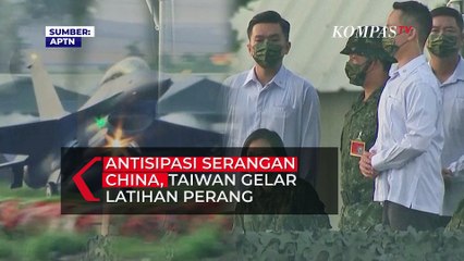 Antisipasi Serangan China, Taiwan Gelar Latihan Militer