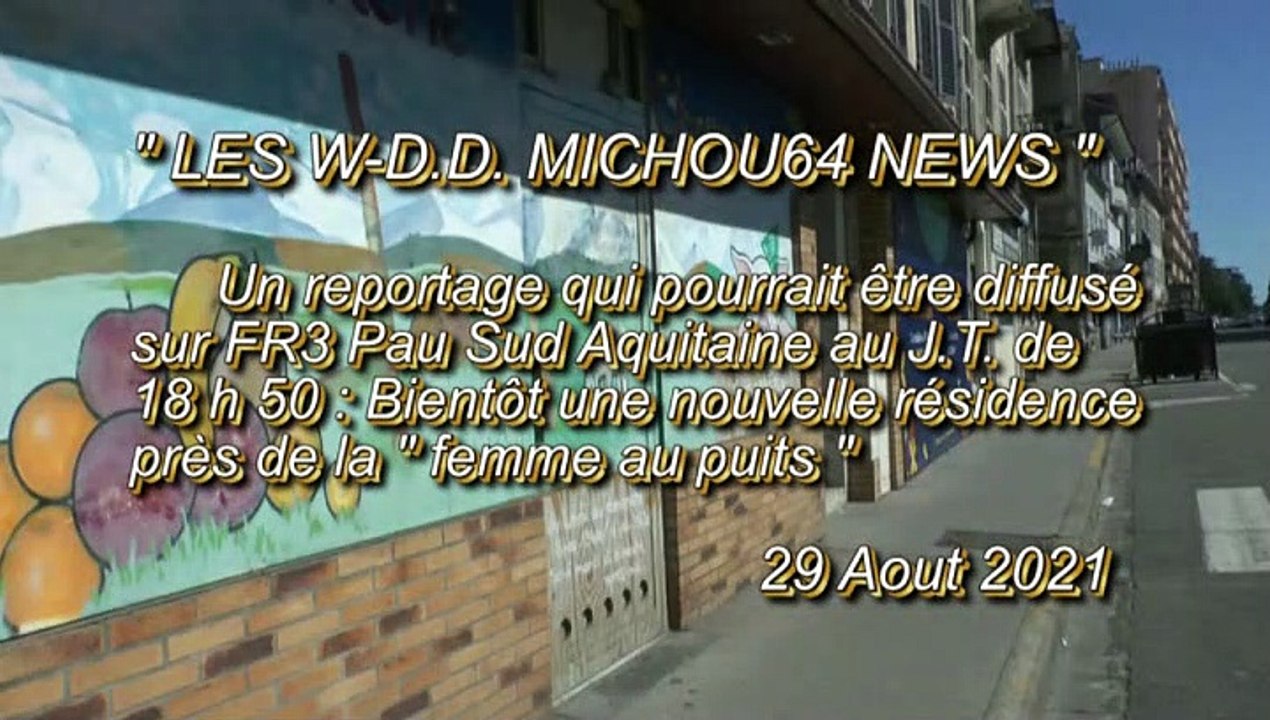 LES W-D.D. MICHOU64 NEWS - 29 AOUT 2021 - PAU - BIENTÔT UNE NOUVEAUTÉ PRÈS DE LA FEMME AU PUITS