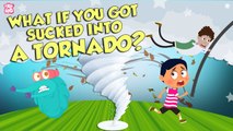 What If You Got Caught In A Tornado? | Natural Disaster | The Dr Binocs Show | Peekaboo Kidz