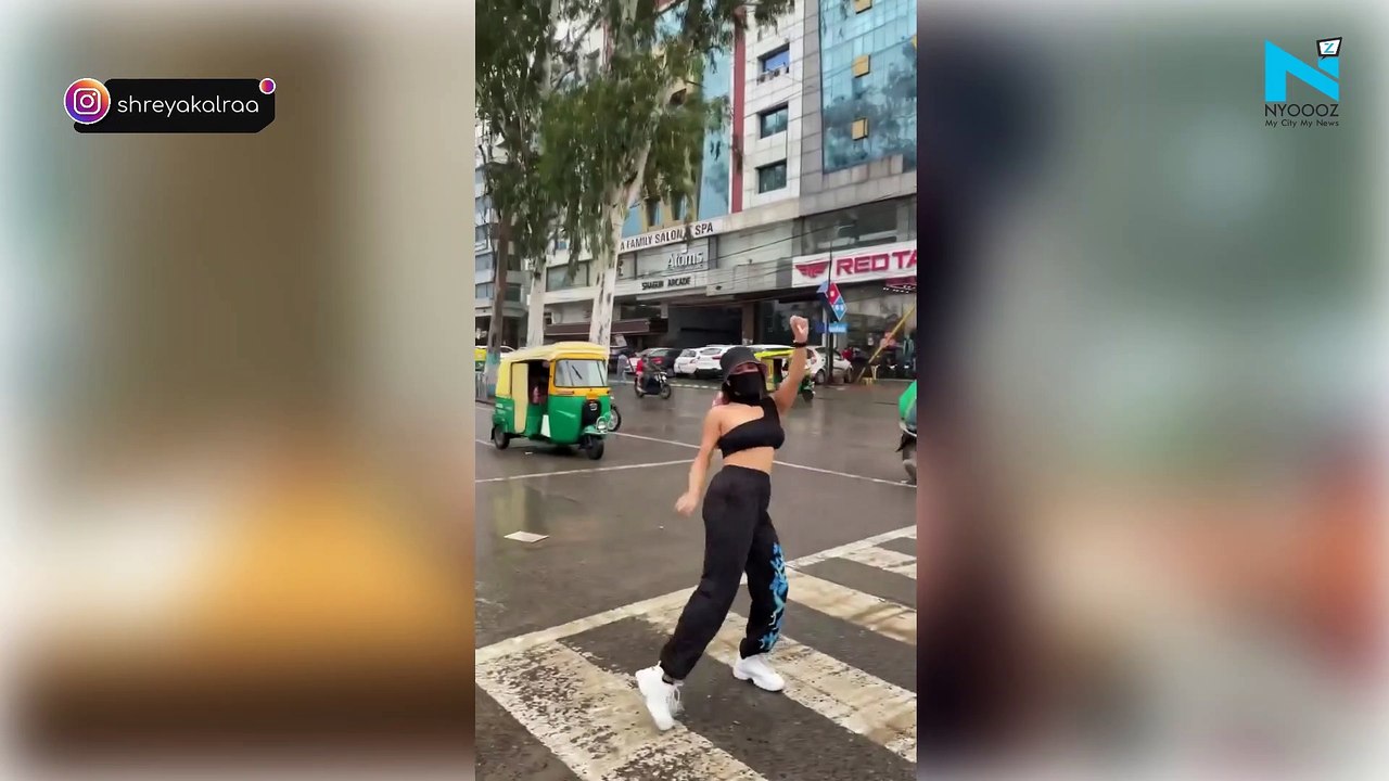 Indore girl dances at traffic signal in viral video, lands in trouble