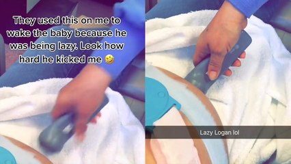 'Lazy Baby Kicks in the Womb After Being Woken Up Forcefully *13 Million+ Views* '