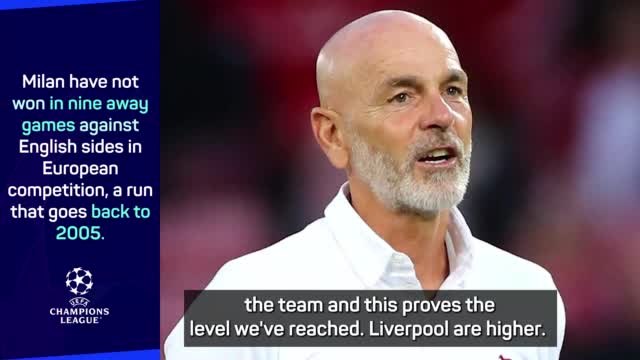 Milan will grow from Liverpool defeat says Pioli