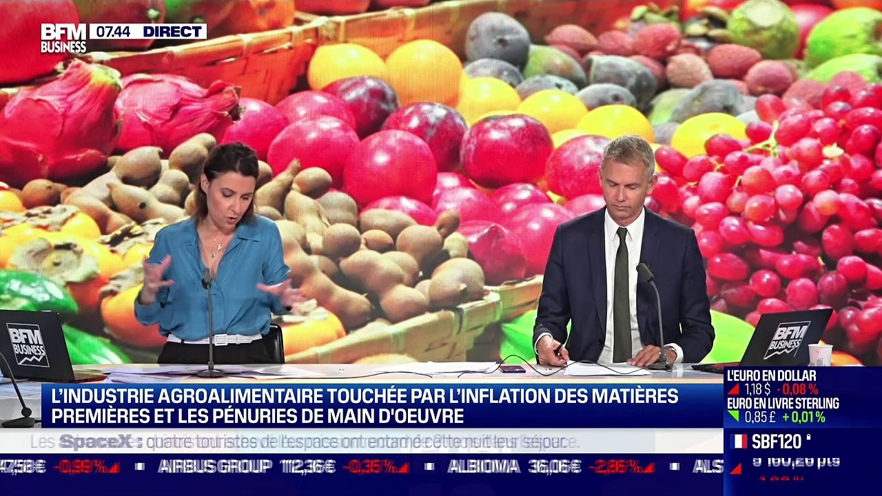 Jean-Philippe André (ANIA) : L'industrie agroalimentaire touchée par l'inflation des matières premières et les pénuries de main d'œuvre - 16/09