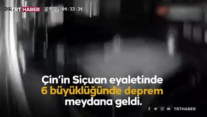 Çin'de 6 büyüklüğünde deprem