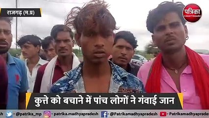 कुत्ते को बचाने में पांच लोगों ने गंवाई जान