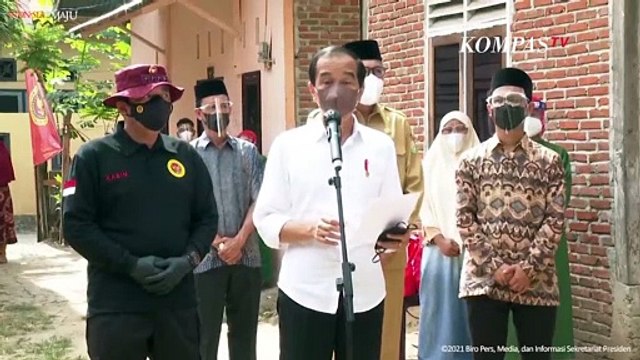 Jokowi Tinjau Vaksinasi Door to Door di Provinsi Nanggroe Aceh Darussalam