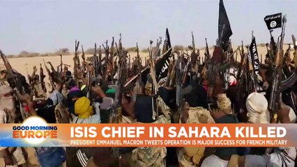 Leader of Islamic State in Greater Sahara 'neutralised' by French troops, Macron says