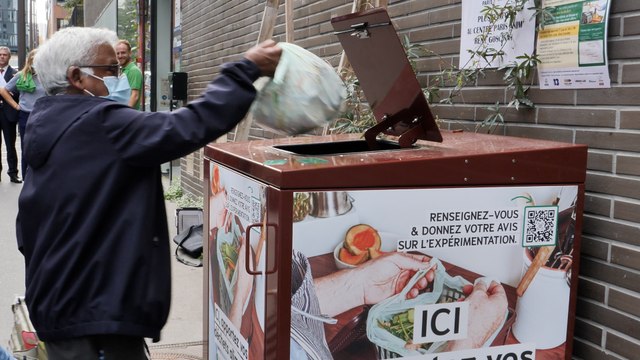 Paris : des bornes à compost installées dans le XIIIe arrondissement