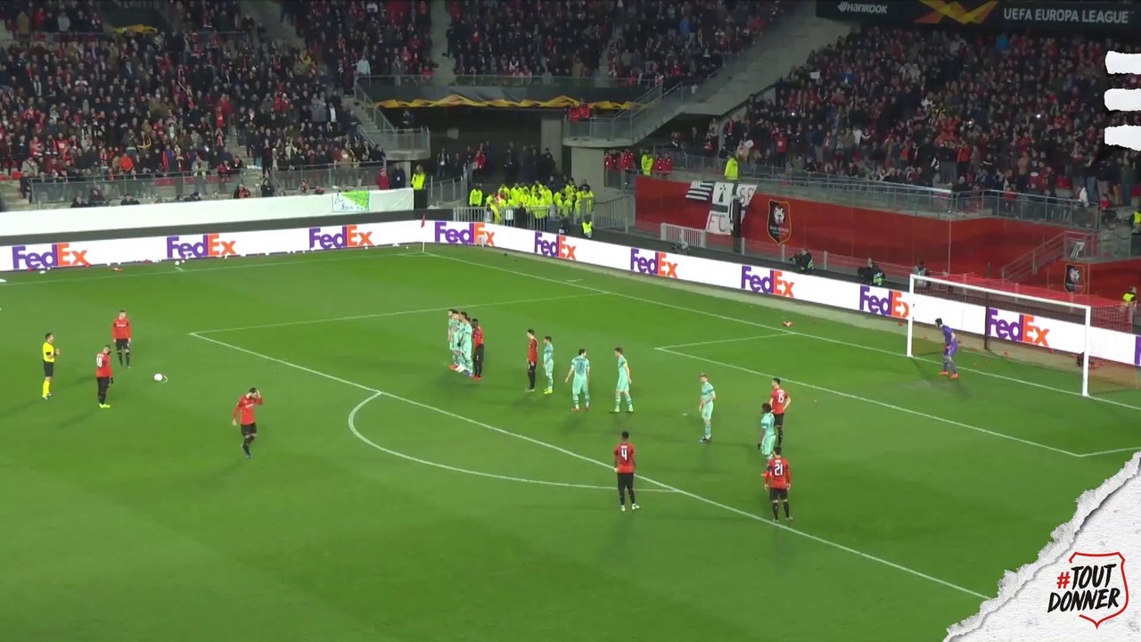 Les 4 derniers buts rennais inscrits face aux clubs anglais en Coupe d'Europe