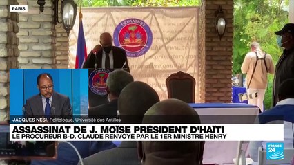 Haïti: "Pour le moment, aucune solution constitutionnelle légale n'est viable"