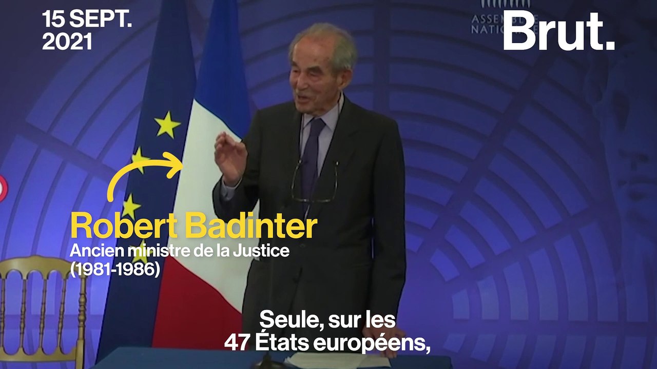 Le plaidoyer de Robert Badinter, 40 ans après l'abolition de la peine de mort