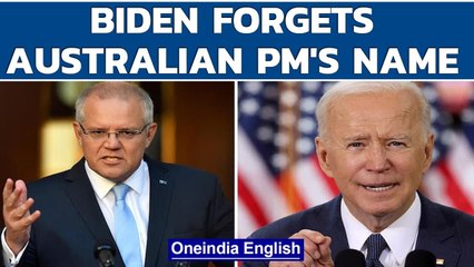 Tải video: Joe Biden seemingly forgets the name of Australian PM Scott Morrison | Boris Johnson | Oneindia News