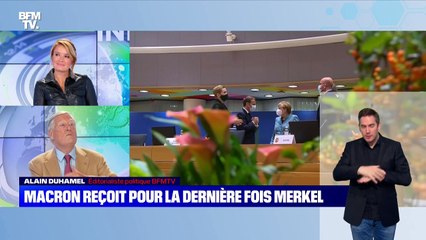 Macron reçoit pour la dernière fois Merkel - 16/09