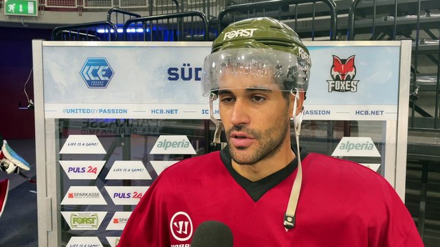1.Runde: Statement von Anton Bernard (HCB) vor dem Spiel gegen Znojmo