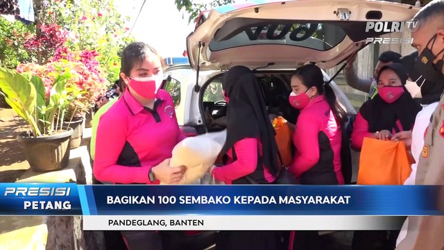 Peringati Hari Kesatuan Gerak Bhayangkari ke-69, Bhayangkari Daerah Banten Melaksanakan Bakti Sosial