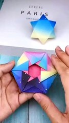 3d hexagon paper craft /origami