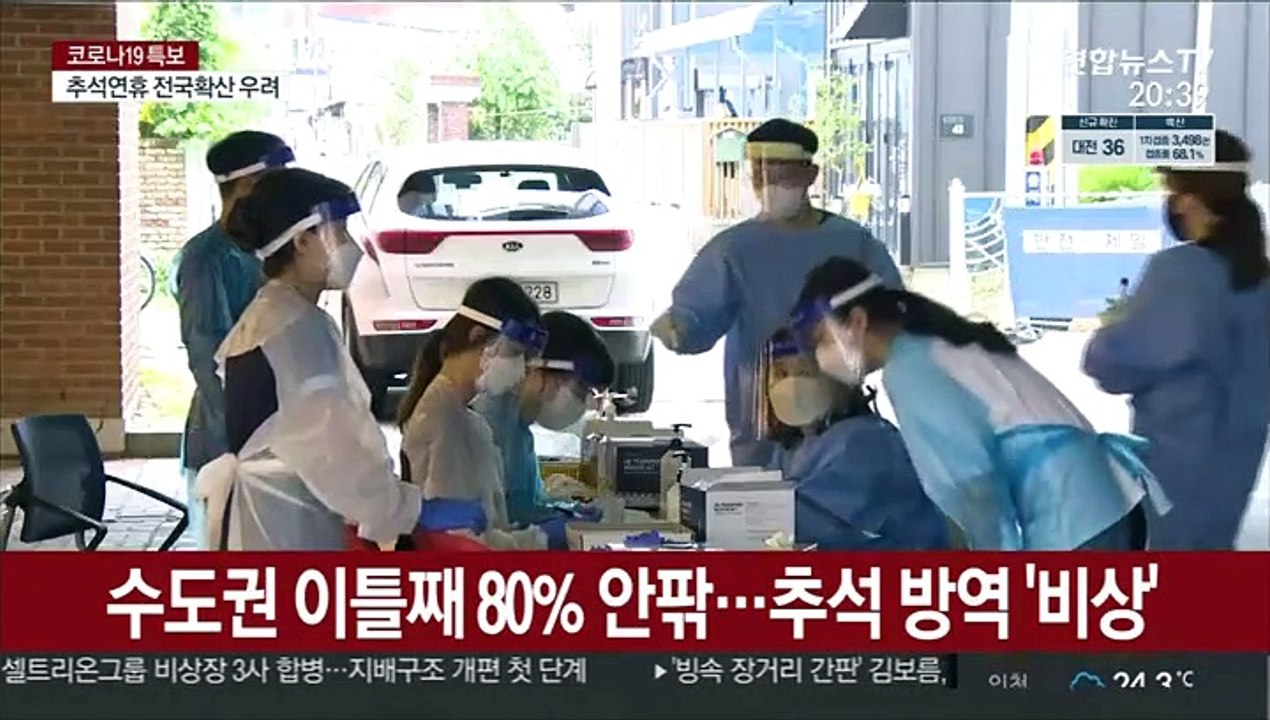 신규확진 1,943명…추석 앞둔 수도권 확산세 지속