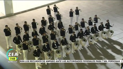 Así se prepararon cadetes de la Semar para el Desfile Militar 2021