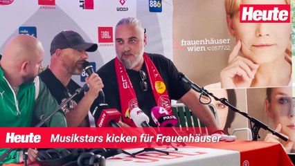 Band Fußball Cup: Musik-Stars kicken für Frauenhäuser