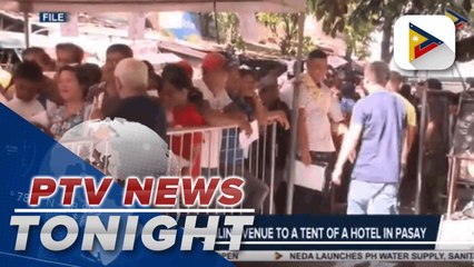 COMELEC moves COC filing venue to a tent of a hotel in Pasay | via @kennethpacientePTV