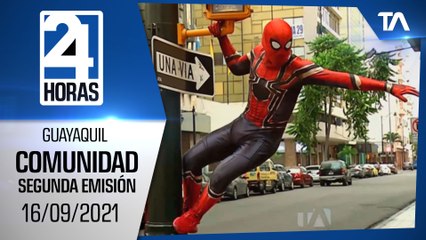 Noticias Guayaquil: Noticiero 24 Horas, 16/09/2021 (De la Comunidad Segunda Emisión)