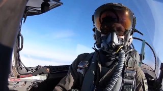 Extremely Powerful America's F-15 Fighters Jet Flight Operations