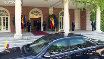El presidente de Colombia Iván Duque comienza su visita a España de tres días
