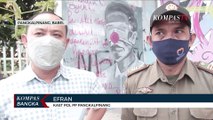 Mural Mirip Presiden Jokowi di Pangkalpinang Dihaspus Pol PP