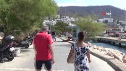 Bodrum'un 2 yıllık hasreti bitti, 200 metrelik dev gemi Bodrum'a demirledi