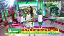 La BatiFans Paola Pére nos sorprendió interpretándonos una hermosa canción