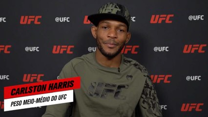 "Ele vai abrir brecha para a finalização" | Carlton Harris | UFC Vegas 37