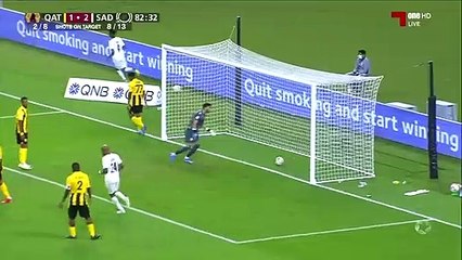 But de Bounedjah vs Qatar SC