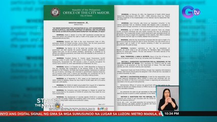 Bakunahan kontra-covid ng empleyado at volunteer ng Davao city LGU, ginawang mandatory | SONA
