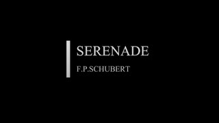 Serenade | F.P Schubert | Piano and Violin.