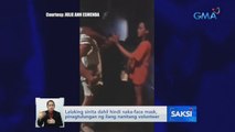 Lalaking sinita dahil hindi naka-face mask, pinagtulungan ng ilang nanitang volunteer | Saksi