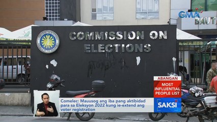 Voter registration, nasa huling 2 linggo na lang | Saksi