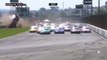 Porsche Carrera Cup Brazil 2021 Curitiba Start Mello Massive Crash Flip and Horta Big Crash