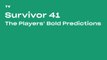 The Survivor 41 players make bold predictions for the season