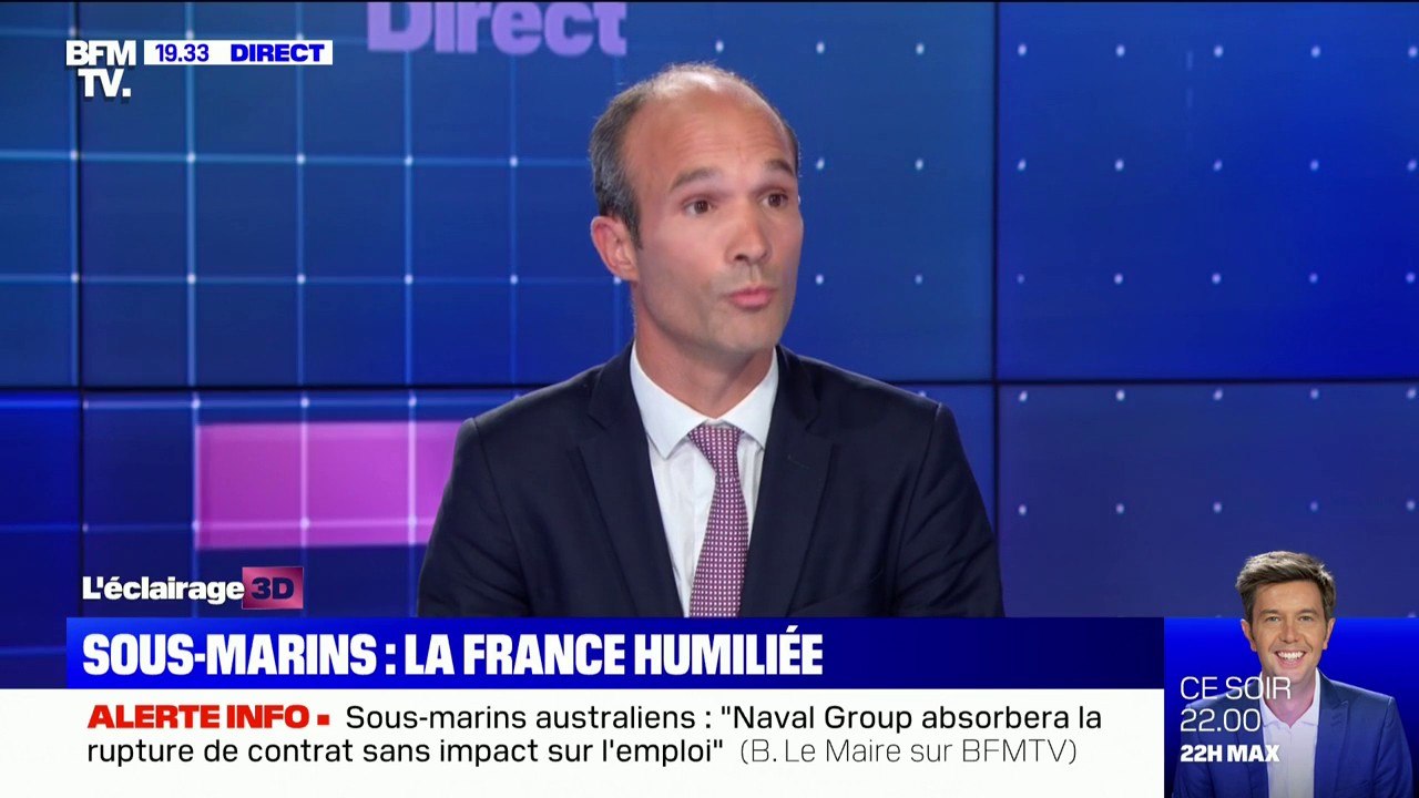Sous-marins australiens: pour le porte-parole du ministère des Armées, "il n'y avait aucun signe avant-coureur tangible d'un tel revirement de situation"