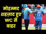 Afghanistan Opener Mohammad Shahzad ruled out of ICC Cricket World Cup 2019, due to knee injury
