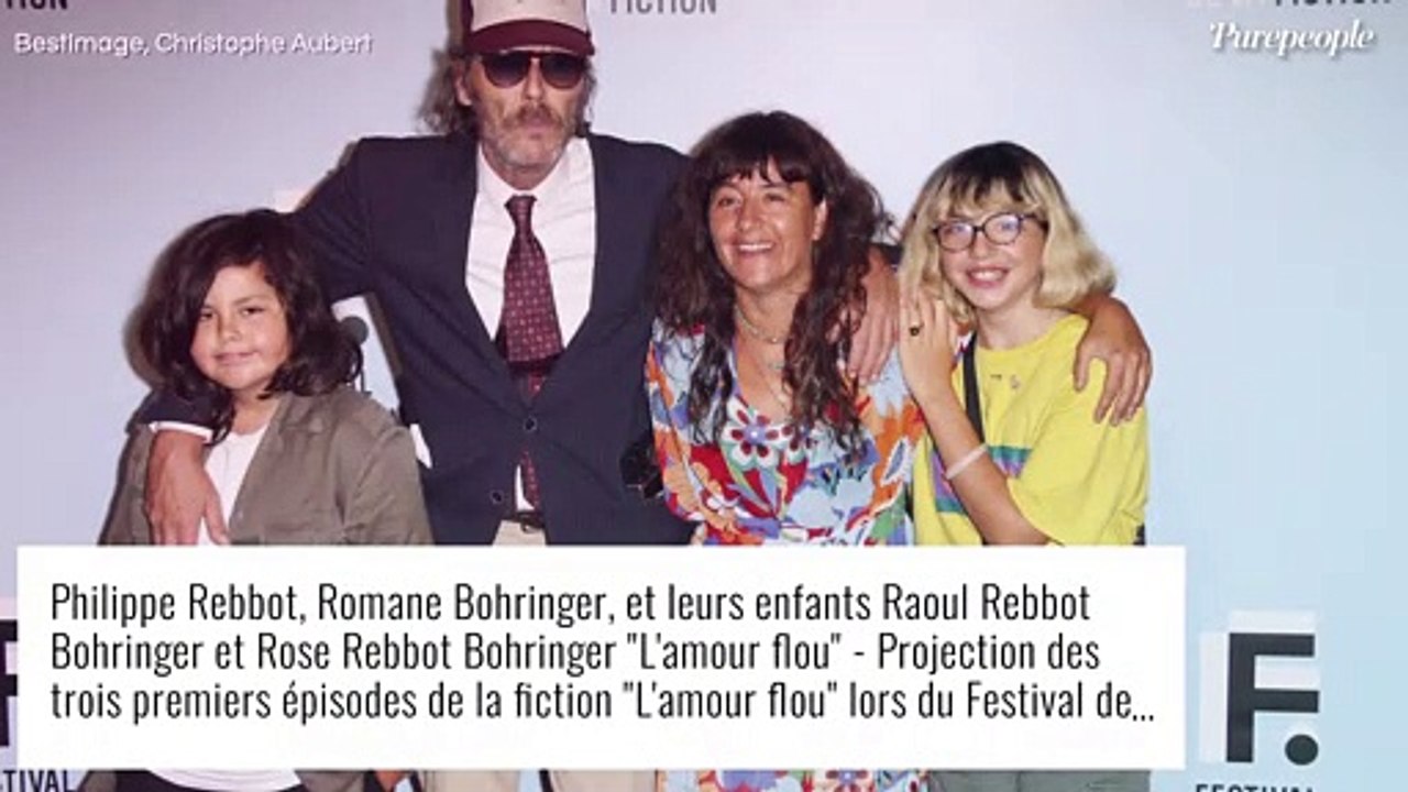 Romane Bohringer et Philippe Rebbot : Grande complicité avec les enfants malgré la rupture