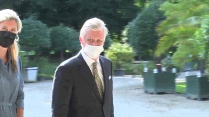 Le roi Philippe a reçu huit «héros du quotidien» au château de Laeken