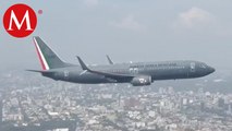 Aviones de Fuerza Aérea sobrevuelan CdMx en Desfile Militar