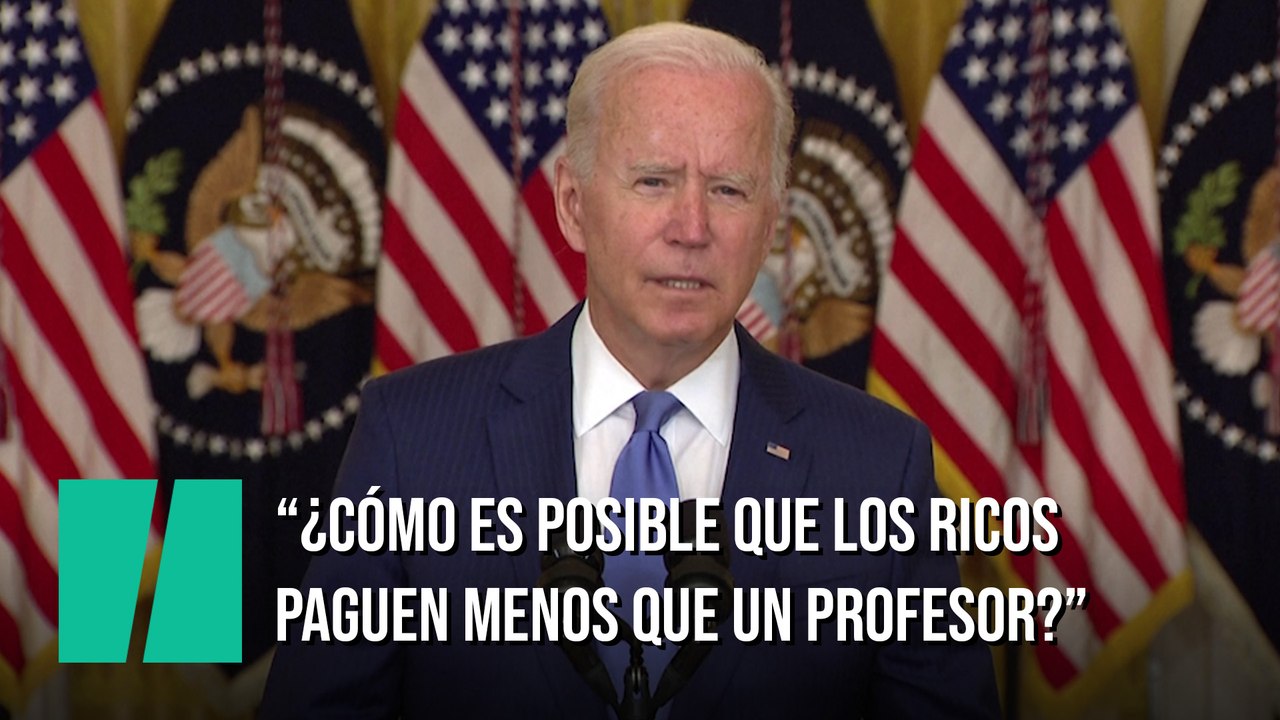 Biden: ¿Cómo es posible que los más ricos paguen menos impuestos que la clase media?"