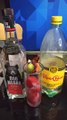 vodka oso negro con fresas congeladas y agua mineral de manantial topo chico refrescante bebida relajante